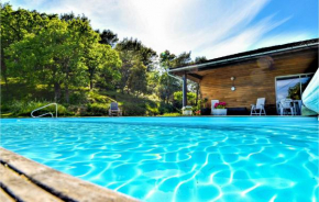 Awesome home in St Privas des Vieux with Outdoor swimming pool, WiFi and Heated swimming pool